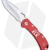 Buck Knives Buck SpitFire RMEF Lockback Knife Red (3.25" Satin) 0722ORDSRMEF