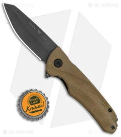 Buck Knives Buck Sprint OPS Liner Lock Knife Pro Green Canvas Micarta (3" Black) 0843GRS -Buck Knives Buck Sprint OPS LL Pro Green Canvas Micartra Black 0843GRS BHQ 146044 jr bottlecap
