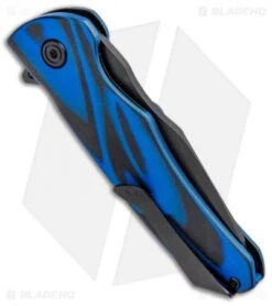 Buck Knives Buck Sprint Ops Pro Liner Lock Knife Blue/Black G-10 (3.125" Black) 0842BLS -Buck Knives Buck Sprint Ops Pro LL Blue Black G 10 Black 0842BLS BHQ 92948 jr side