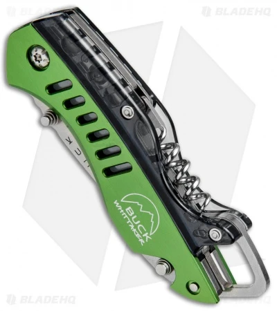 Buck Knives Buck Summit Liner Lock Knife Multi-Tool Green (2.5" Satin Serr) 2 Buck Knives Buck Summit Liner Lock Knife Multi-Tool Green (2.5" Satin Serr) - Image 2