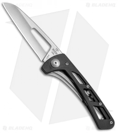 Buck Knives Buck Vertex Frame Lock Knife Black Aluminum (3" Satin) 0418BKS-B 1 Buck Knives Buck Vertex Frame Lock Knife Black Aluminum (3" Satin) 0418BKS-B