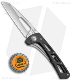 Buck Knives Buck Vertex Frame Lock Knife Black Aluminum (3" Satin) 0418BKS-B 7 Buck Knives Buck Vertex Frame Lock Knife Black Aluminum (3" Satin) 0418BKS-B -Buck Knives Buck Vertex Black Alum 0418BKS B BHQ 66591 jr bottlecap 2
