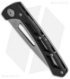 Buck Knives Buck Vertex Frame Lock Knife Black Aluminum (3" Satin) 0418BKS-B 5 Buck Knives Buck Vertex Frame Lock Knife Black Aluminum (3" Satin) 0418BKS-B -Buck Knives Buck Vertex Black Alum 0418BKS B BHQ 66591 jr spine