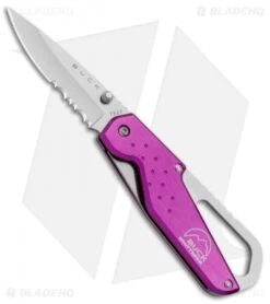 Buck Knives Buck Whittaker Approach Liner Lock Knife Purple (2.625" Satin Serr)