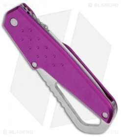Buck Knives Buck Whittaker Approach Liner Lock Knife Purple (2.625" Satin Serr) -Buck Knives Buck Whittaker Approach LL Purple B752 PLX BHQ 71307 jr side