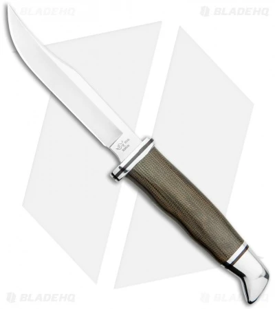 Buck Knives Buck Woodsman Pro Fixed Blade Knife Green Micarta (4" Satin) 1 Buck Knives Buck Woodsman Pro Fixed Blade Knife Green Micarta (4" Satin)