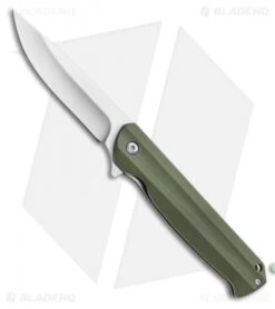 Buck Knives Buck Langford Liner Lock Knife Green G-10 (3.375" Satin) 0251GRS