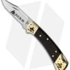 Buck Knives Yellowhorse Custom Buck 112 End Lockback Knife Ebony Wood (3" Satin)