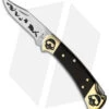 Buck Knives Yellowhorse Custom Buck 112 Scuba Lockback Knife Ebony Wood (3" Satin)
