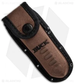 Buck Knives Buck Crosslock Hoofpick Knife Brown (3.25" Satin Serr) 0183BRS -Buck Knives buck 0183rds b sheath 1