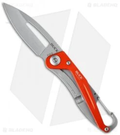 Buck Knives Buck Apex Frame Lock Knife Orange (2.625" Satin) 0818ORS