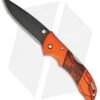 Buck Knives Buck BLW Bantan Orange Camo Lock Back Knife (3.125" Black)