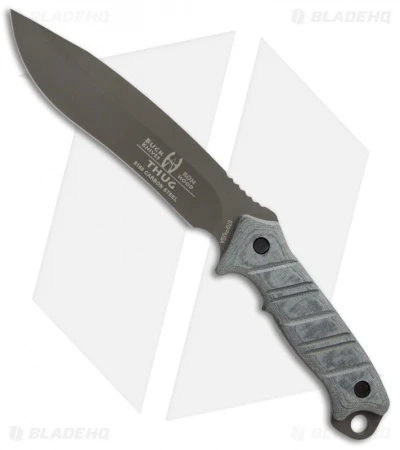 Buck Knives Buck/Hood Thug Fixed Blade Knife Micarta (7" Black) 0070BKSBH 1 Buck Knives Buck/Hood Thug Fixed Blade Knife Micarta (7" Black) 0070BKSBH