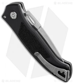 Buck Knives Buck Impact Automatic Knife Black (3.125" Satin) 0898BKS -Buck Knives buck impact 0898bks b side cm