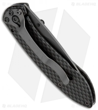 Buck Knives Buck Nobleman Frame Lock Knife Sim Carbon Fiber (2.625" Gray) 0327CFS 2 Buck Knives Buck Nobleman Frame Lock Knife Sim Carbon Fiber (2.625" Gray) 0327CFS - Image 2