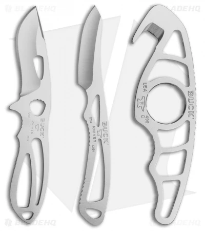 Buck Knives Buck PakLite Field Master Knife Kit W/Mossy Oak Camo Sheath (Satin) 1 Buck Knives Buck PakLite Field Master Knife Kit W/Mossy Oak Camo Sheath (Satin)