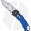 Buck Knives Buck Redpoint Button Lock Knife Blue (2.75" Satin Serr) 0750BLX