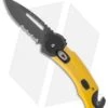 Buck Knives Buck Redpoint Rescue Yellow Folding Knife (2.75" Gray Serr) 0753YWX-B