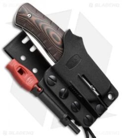 Buck Knives Buck Large Folding Selkirk Knife Micarta W/ Ferro Rod (3.25" Satin) 0836BRS-B -Buck Knives buck selkirk lg 0836brs b sheath cm