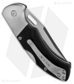 Buck Knives Buck Talus Lockback Knife Black G-10 (2.3" Satin Serr) 0316BKX -Buck Knives buck talus 0316bkx b side