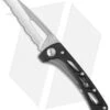 Buck Knives Buck Vertex Frame Lock Knife Black Aluminum (3" Full Serr) 0418BKX-B
